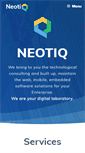 Mobile Screenshot of neotiq.com