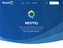 Tablet Screenshot of neotiq.com